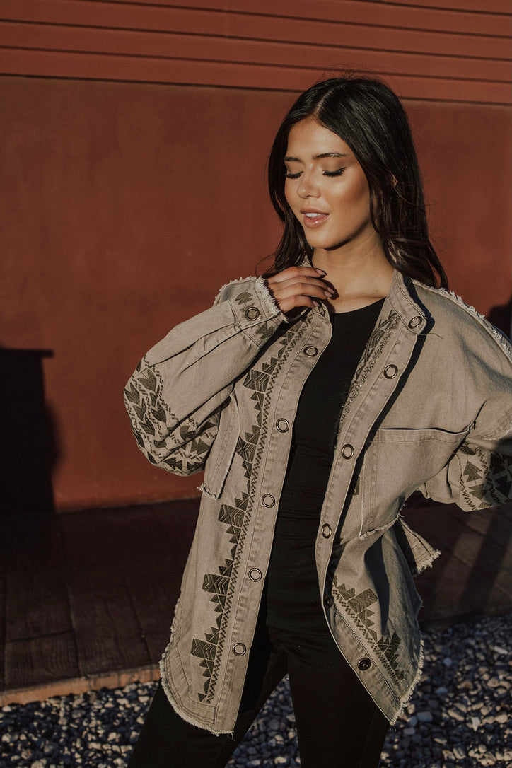 Great Plains Embroidered Jacket Lux Collection - FINAL SALE