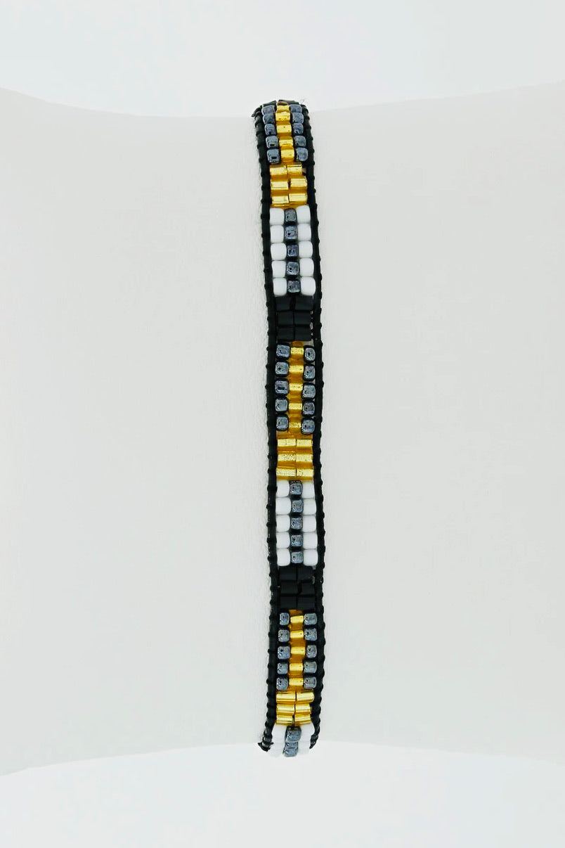 Granger Beaded Drawstring Bracelet - FINAL SALE