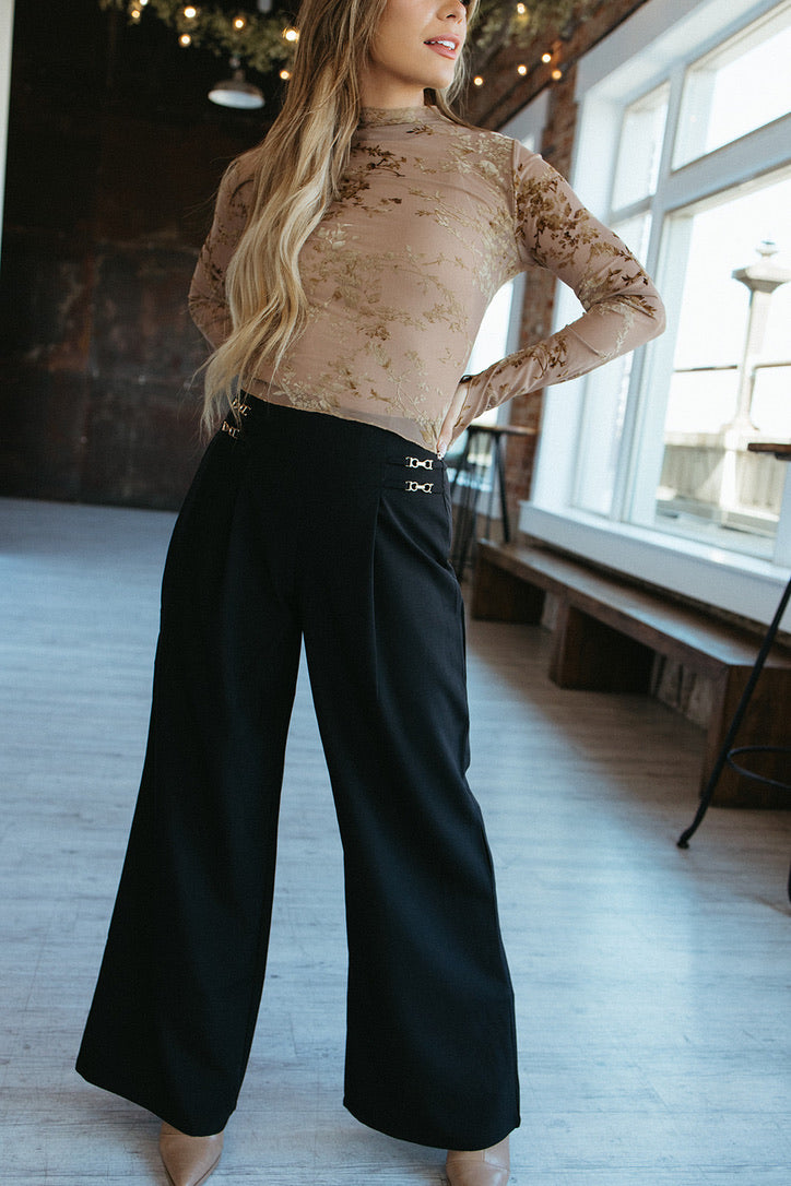 After Dark Pleated Pants - FINAL SALE