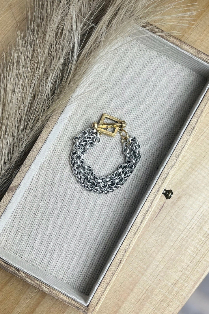 Yochi Square Clasp Bracelet Lux Collection - FINAL SALE
