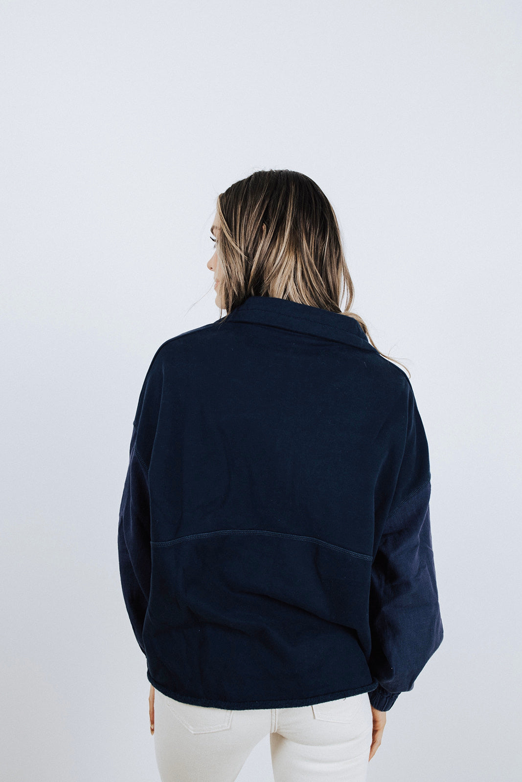 Blaine Washed Half Zip Pullover Lux Collection - FINAL SALE