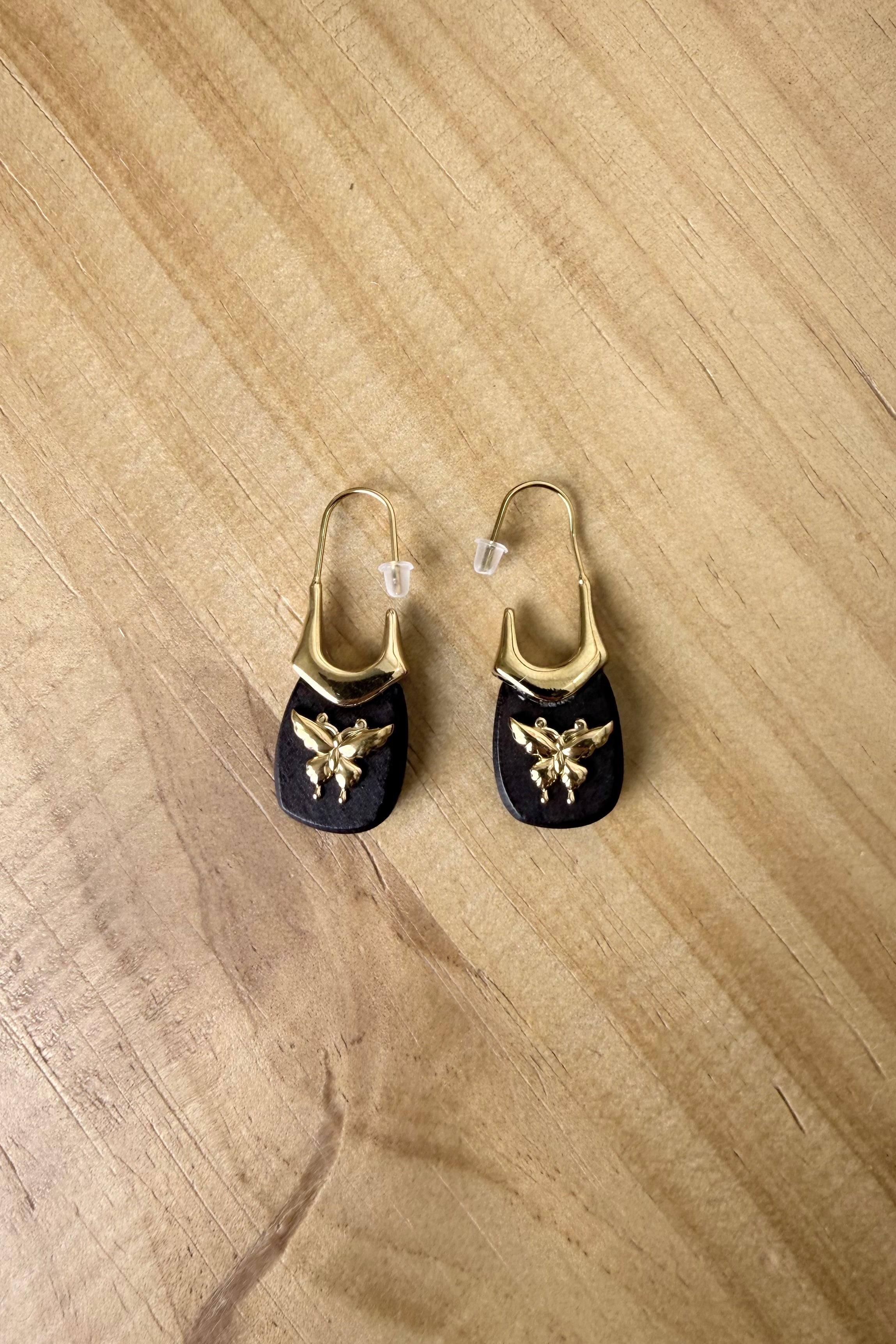 Midnight Monarch Earrings