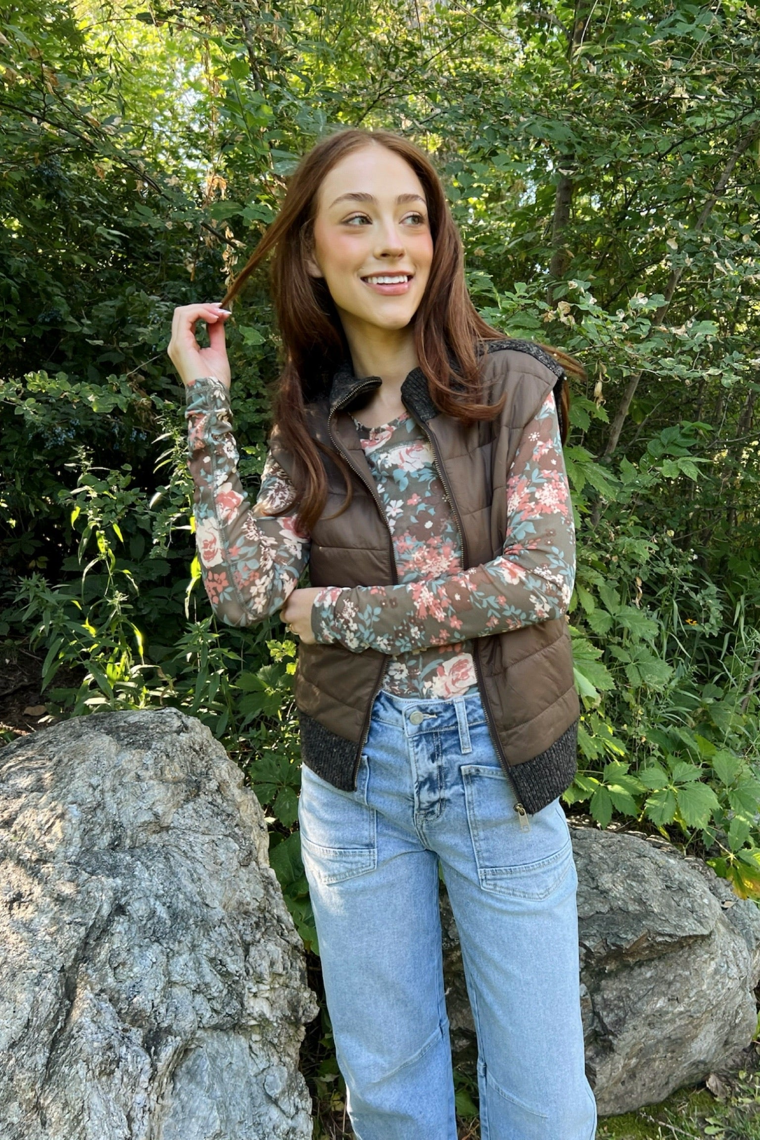 Bonfire Contrast Vest - FINAL SALE