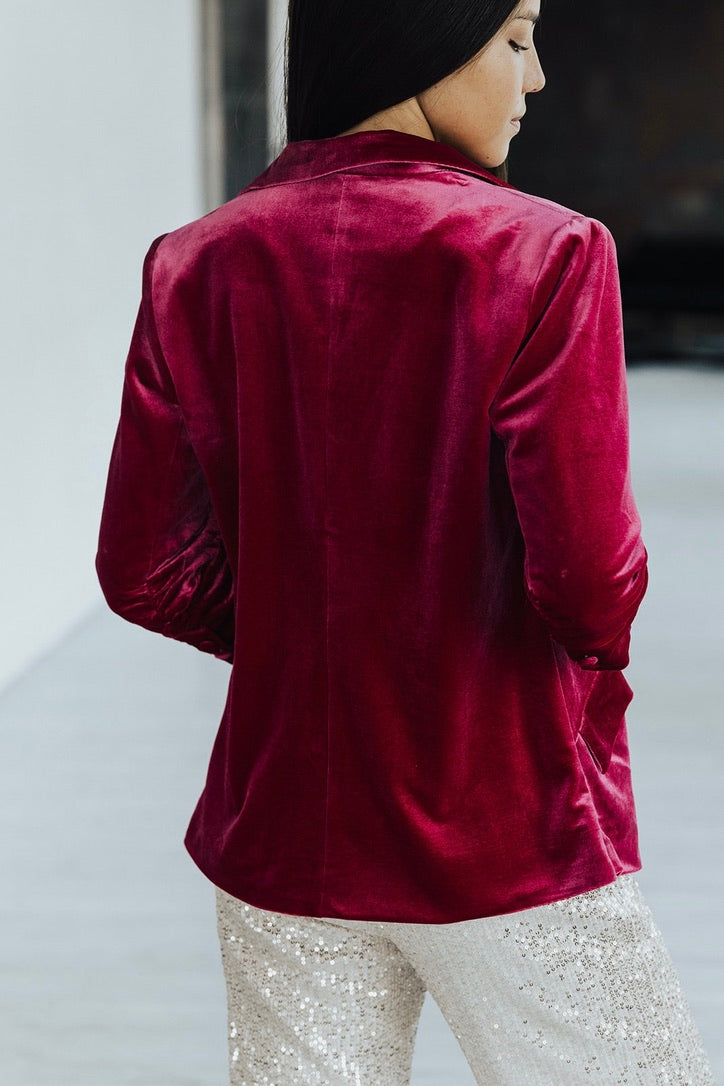 Owen Velvet Blazer - FINAL SALE