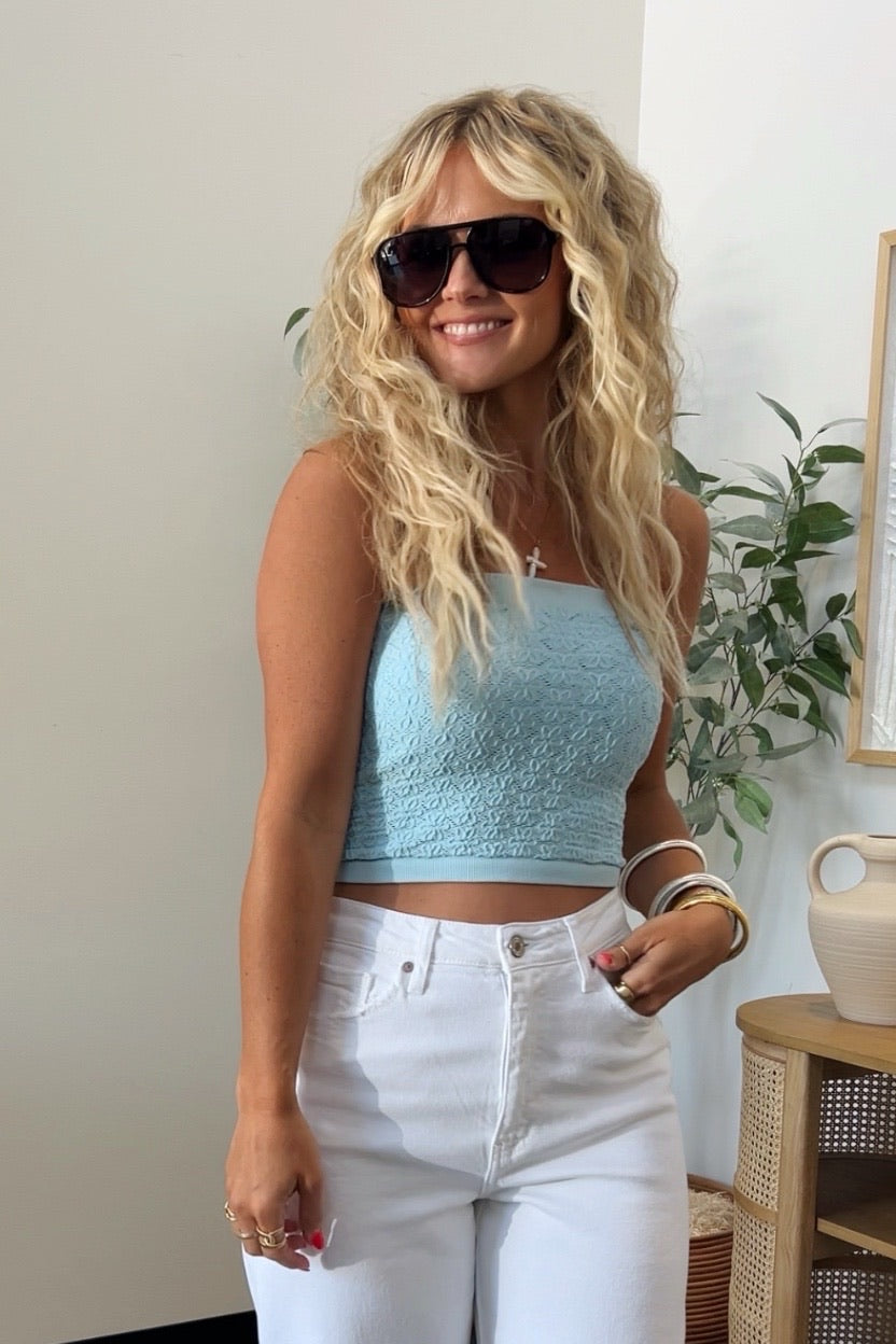 Summer Lace Tube Top