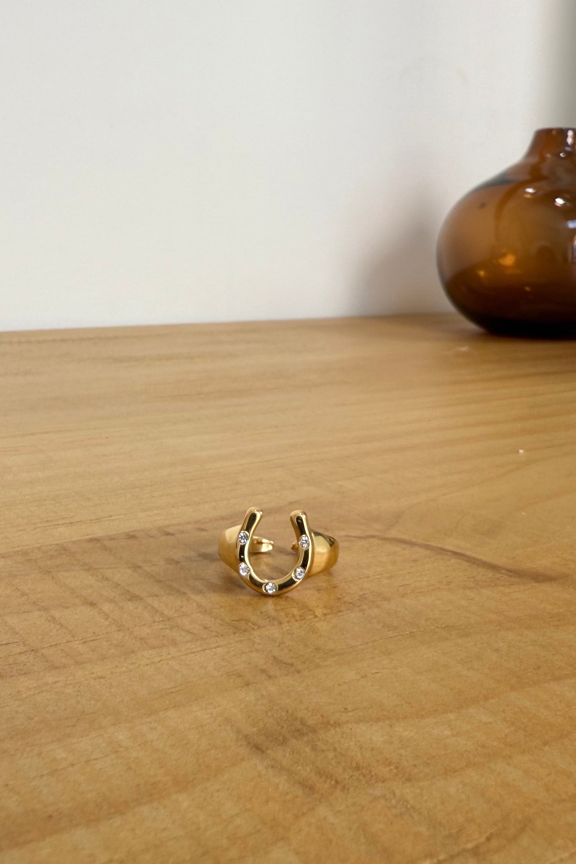 Lucky Break Horseshoe Ring