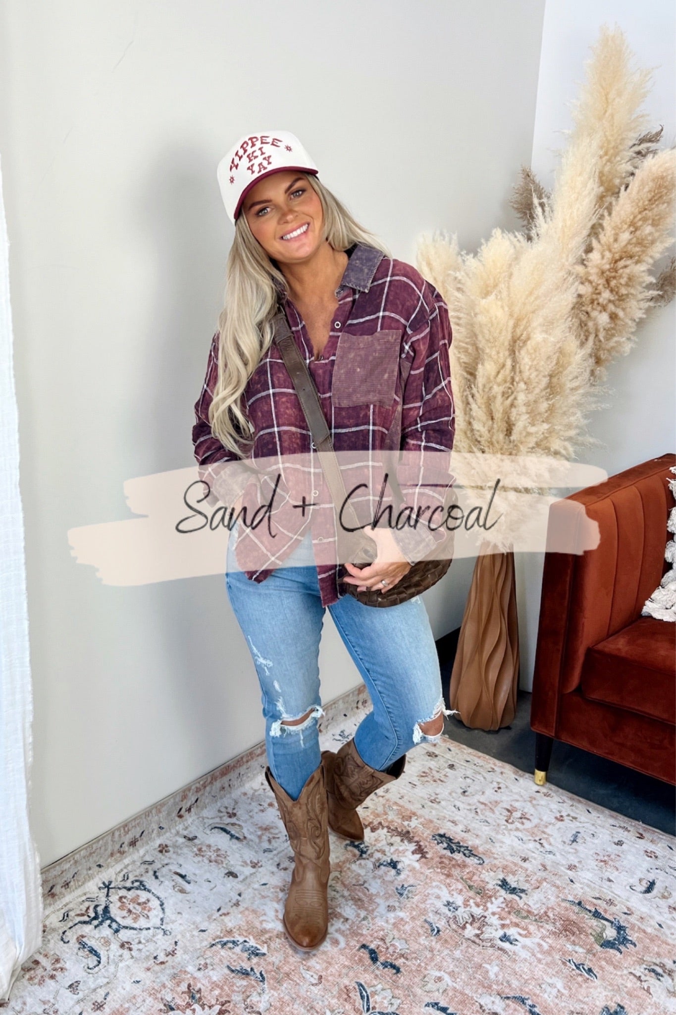 Paula Oversized Flannel Lux Collection - FINAL SALE