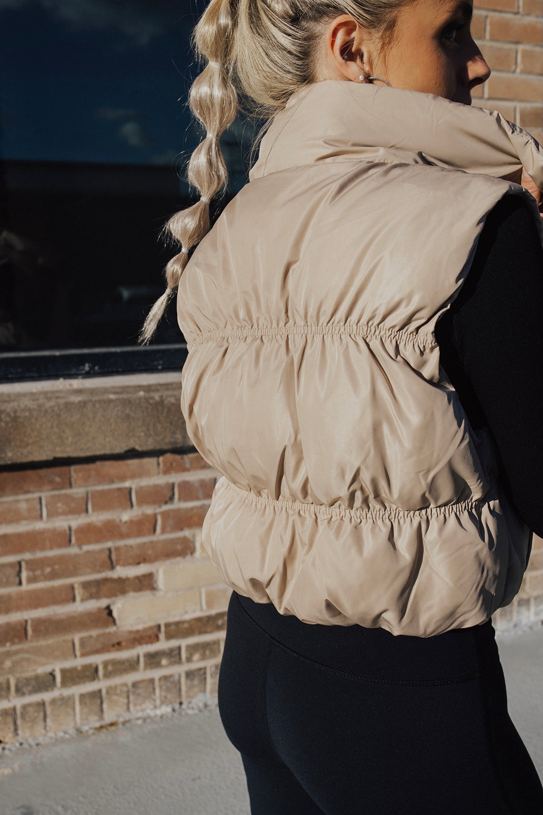 Myra Cropped Puffer Vest - FINAL SALE