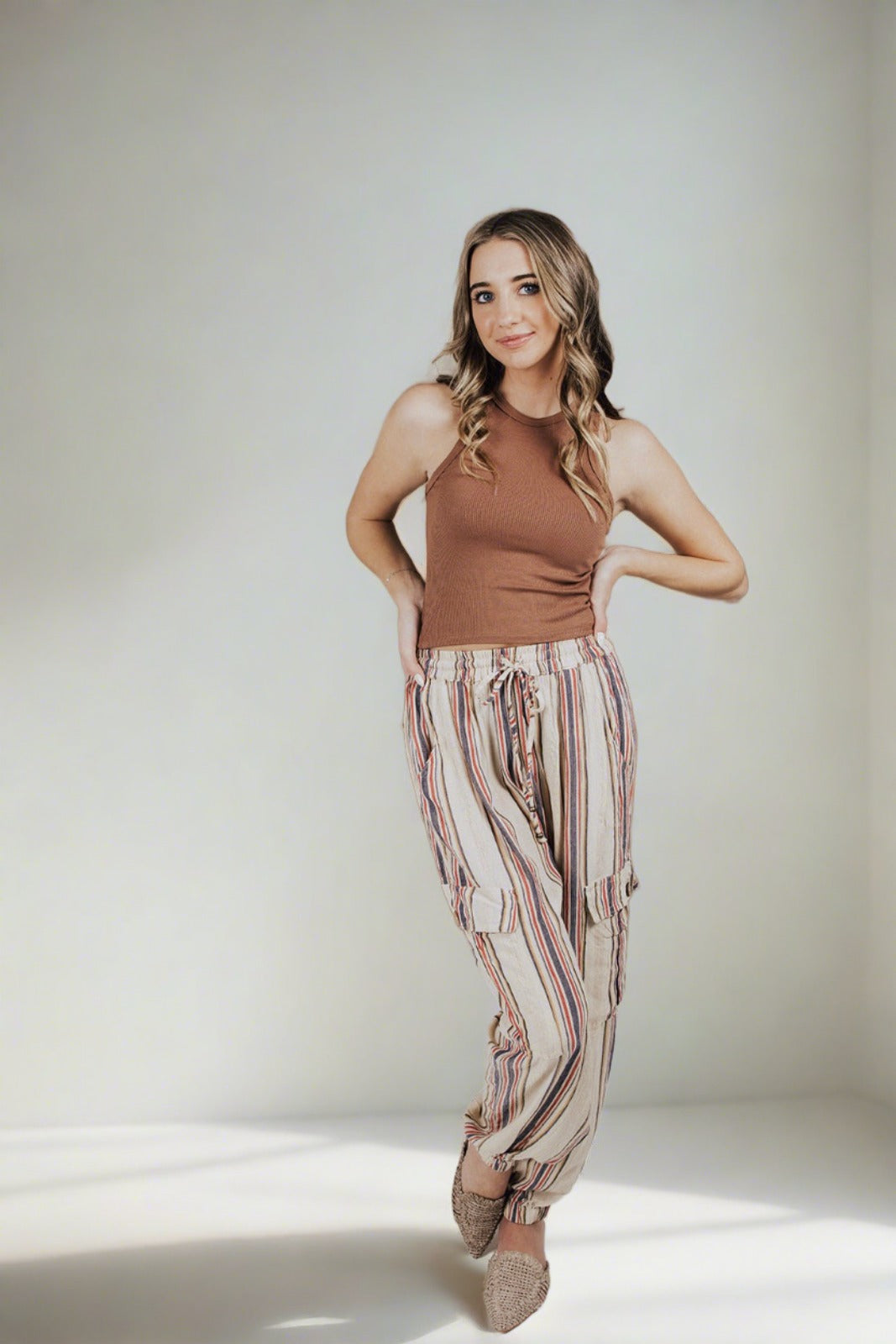 Sedona Stripe Jogger Pants - FINAL SALE