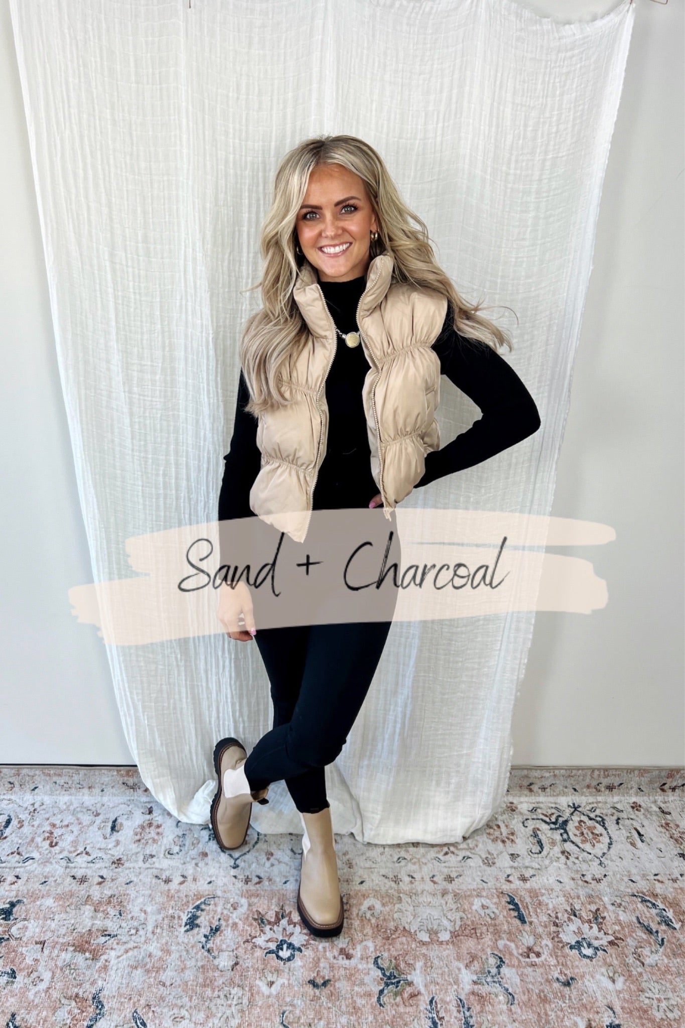 Myra Cropped Puffer Vest - FINAL SALE