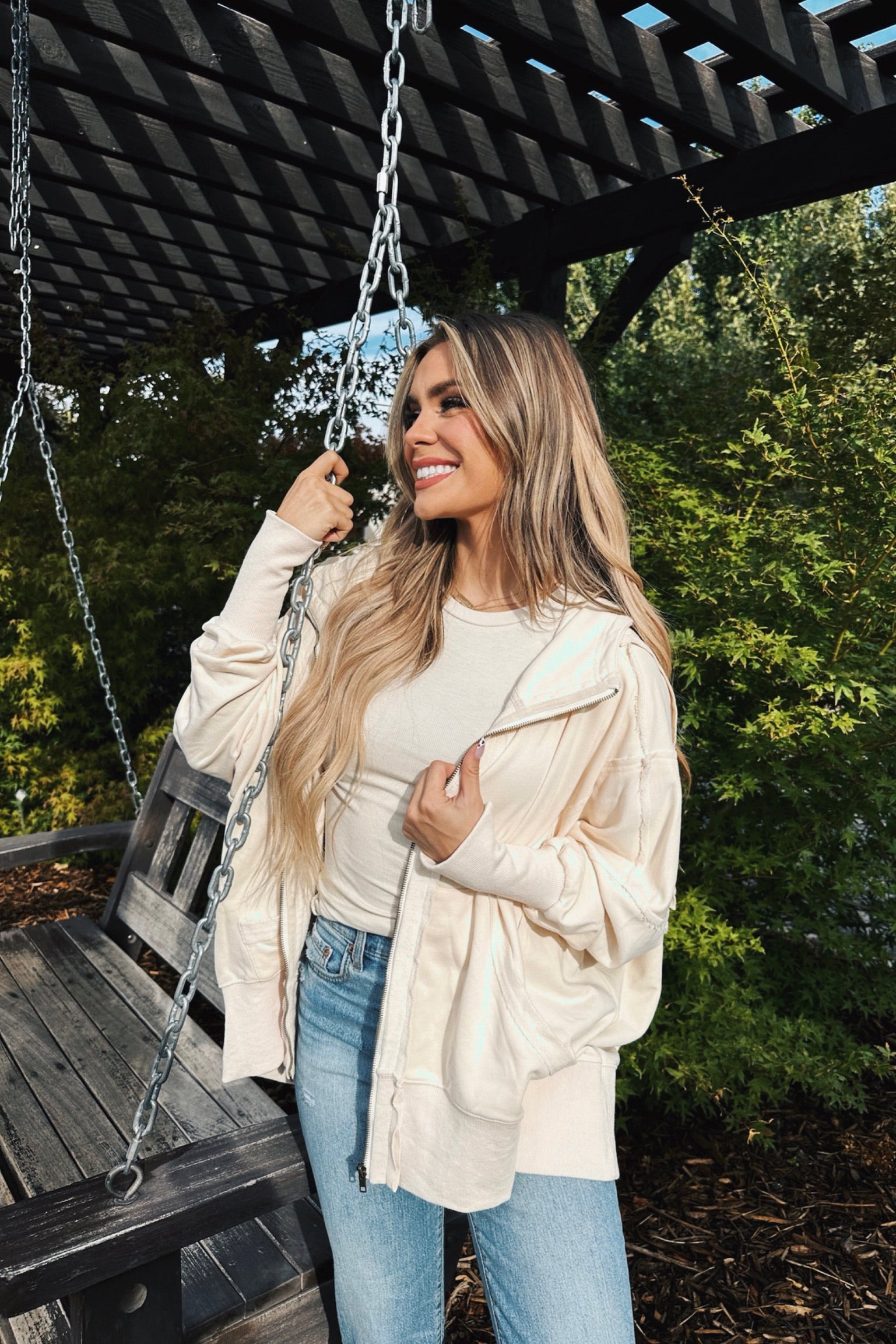 Vanilla Dream Zip Up Jacket Lux Collection - FINAL SALE
