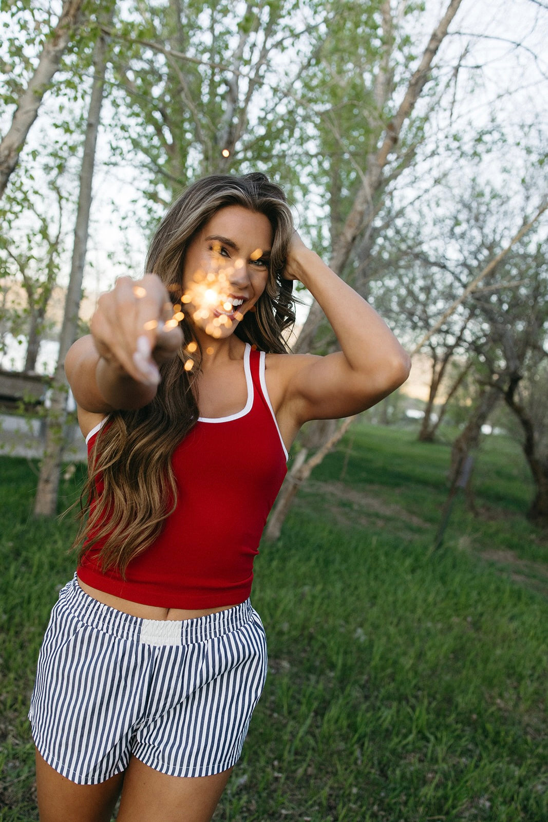 Red, White & You Tank