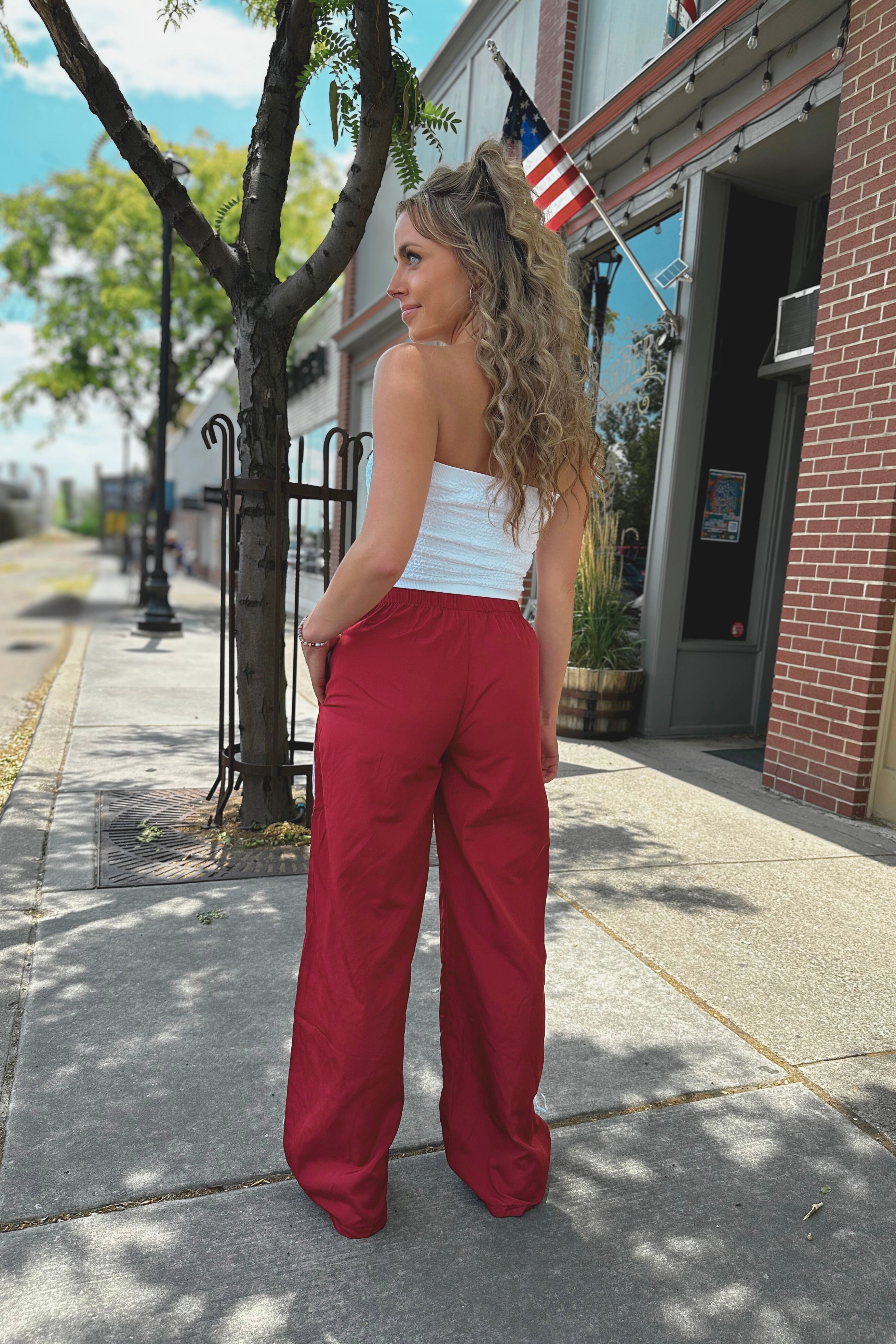 Fast Lane Striped Track Pants