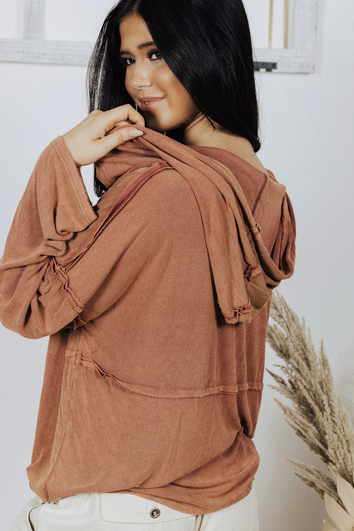Krista Hooded Pullover Lux Collection - FINAL SALE