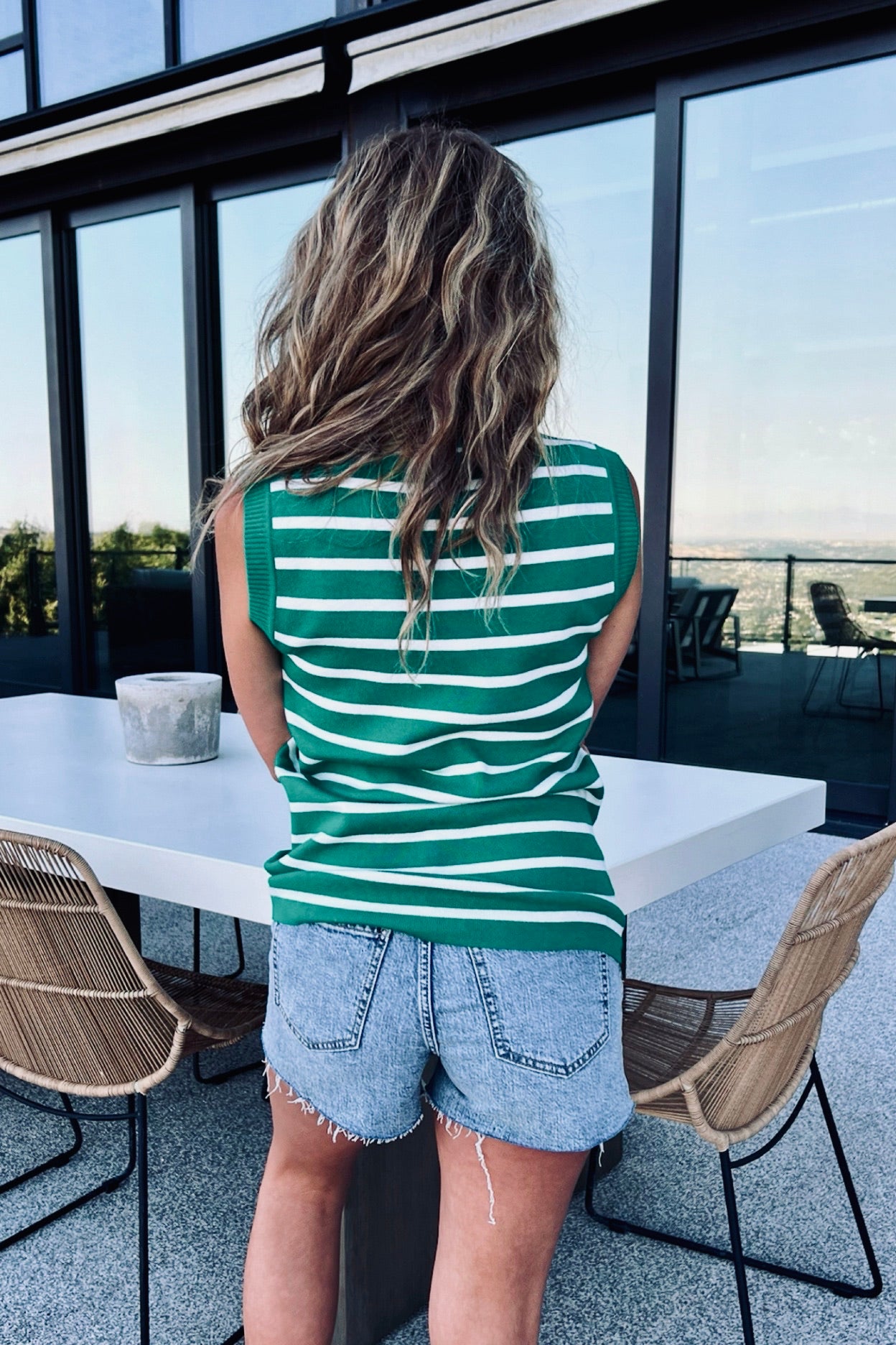 Shoreline Serenity Sleeveless Top - FINAL SALE