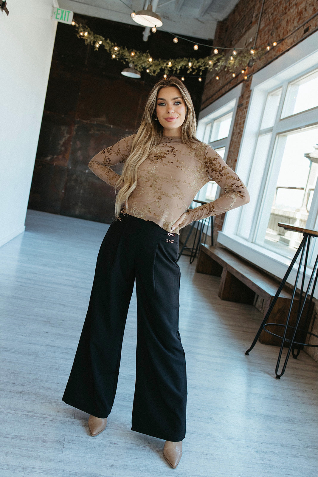 After Dark Pleated Pants - FINAL SALE