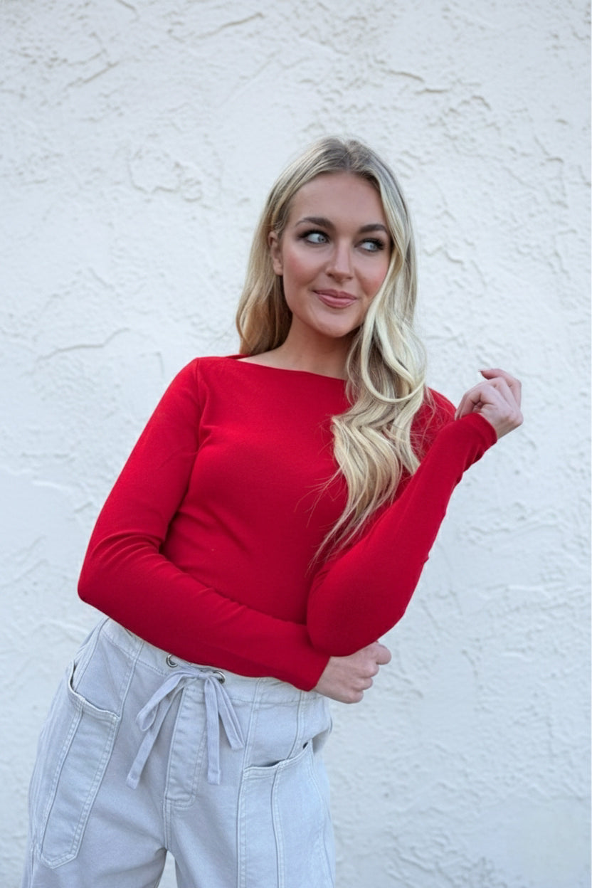 Sweet Surrender Boat Neck Top