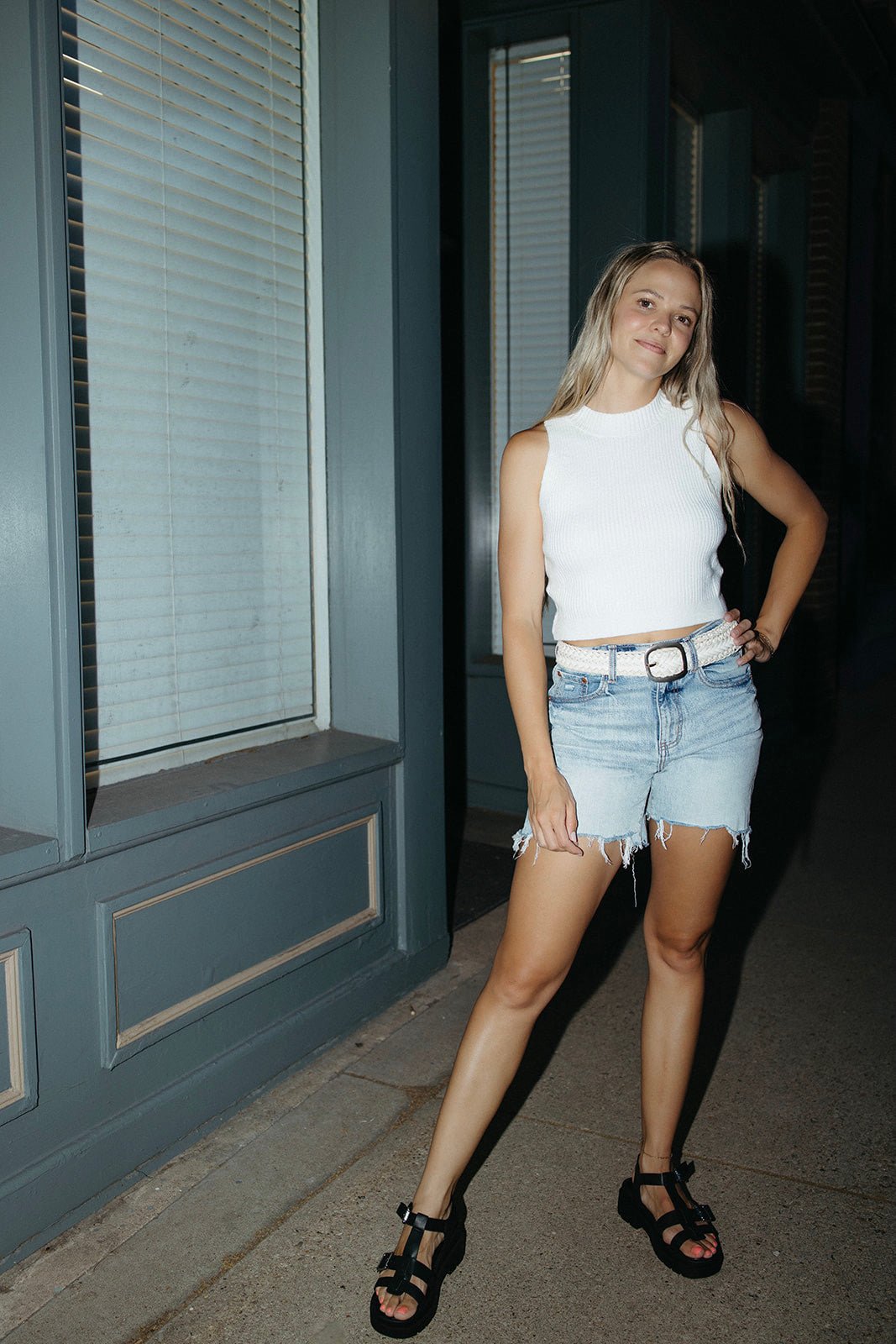 Amara Cropped Tank - FINAL SALE