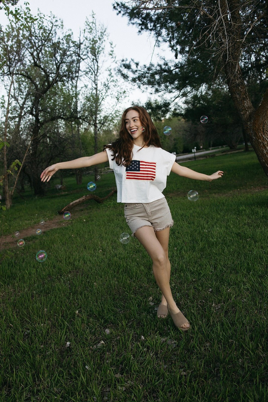 American Flag Tee