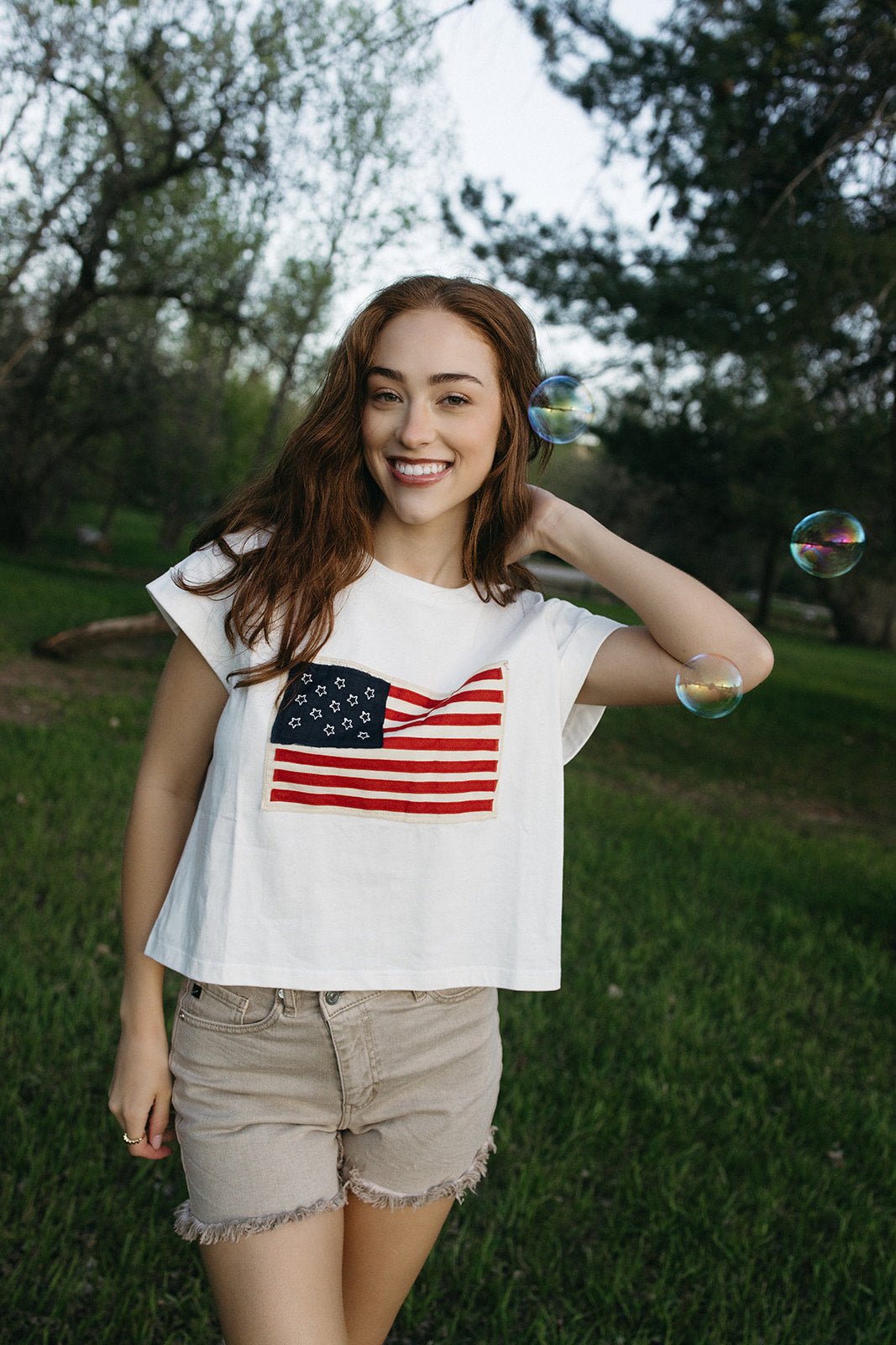 American Flag Tee
