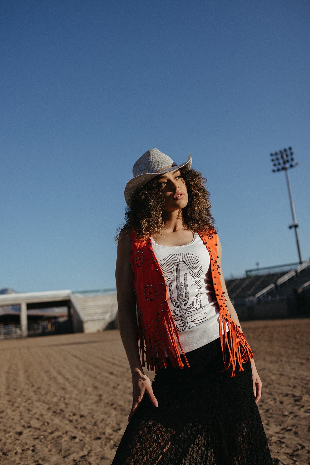 Barnfire Babe Fringe Vest