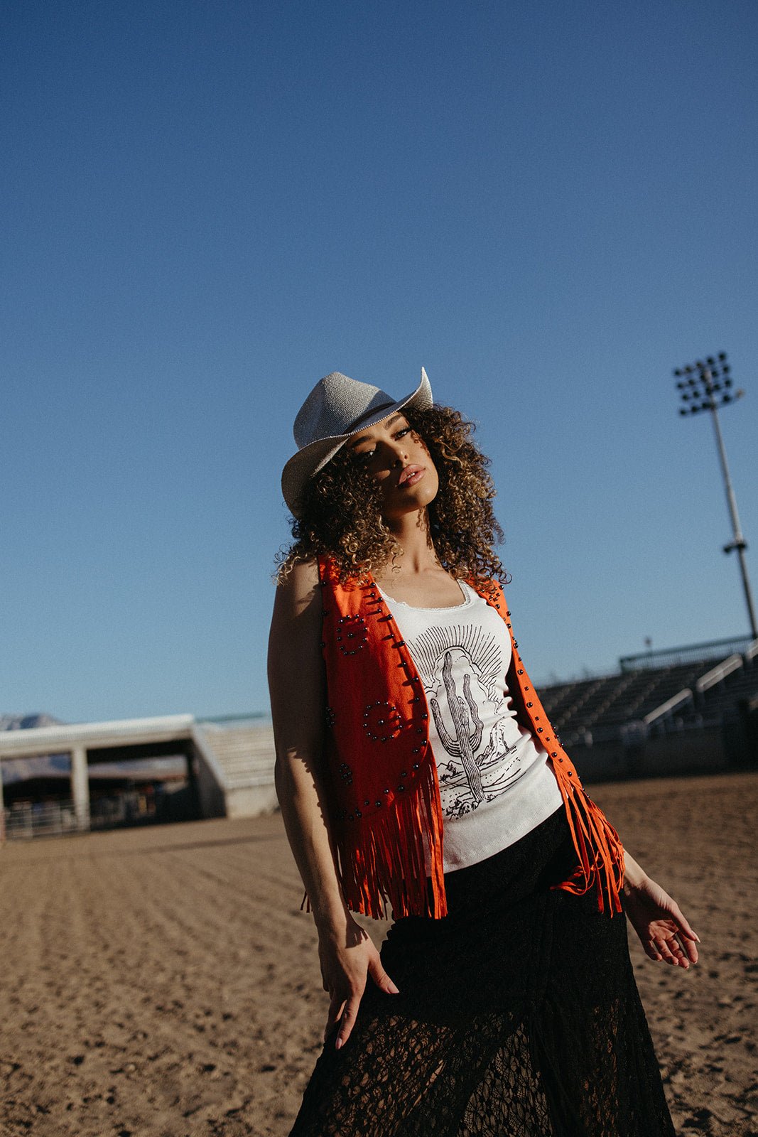 Barnfire Babe Fringe Vest