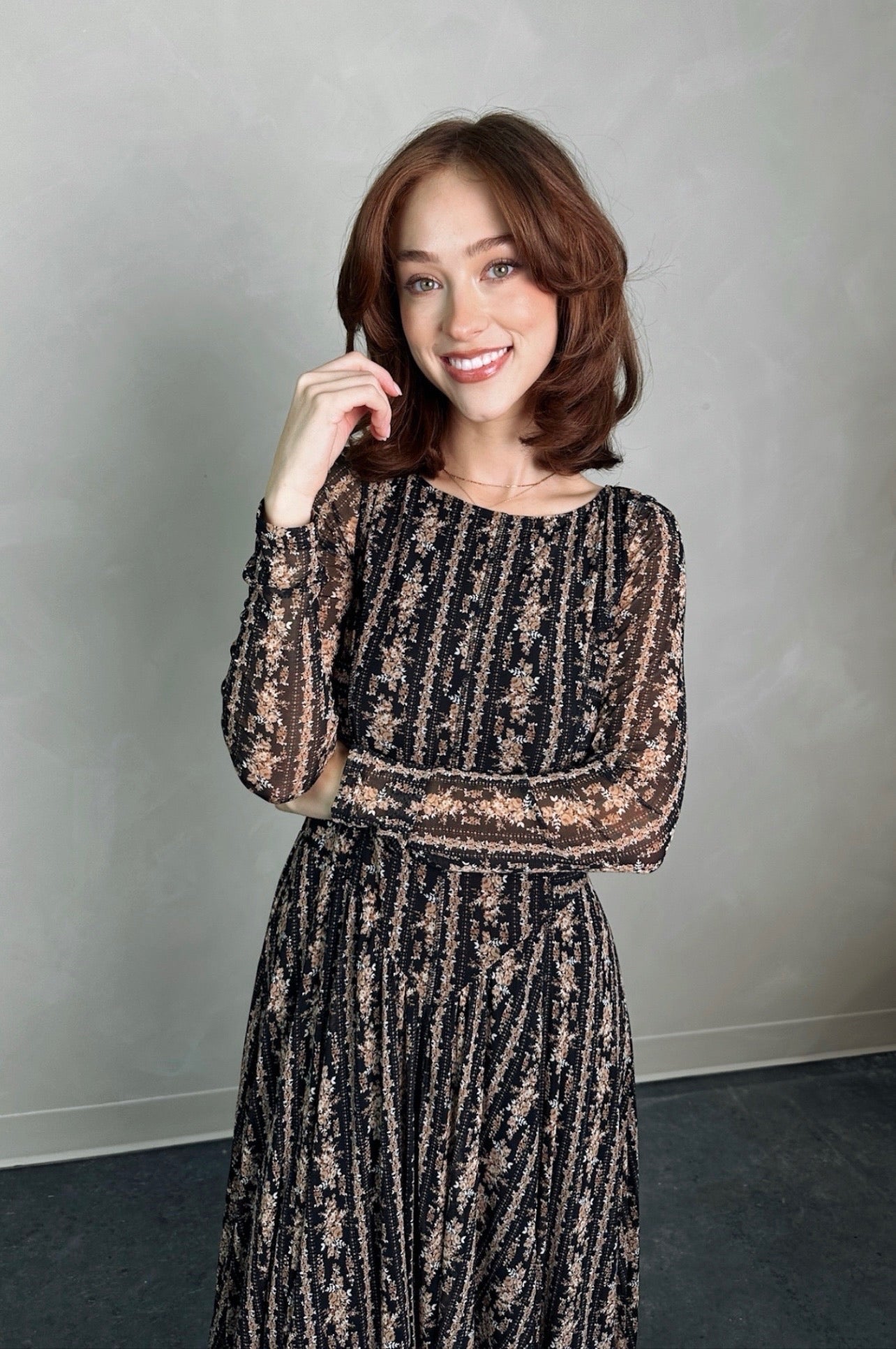 Blacklist Bloom Midi Dress