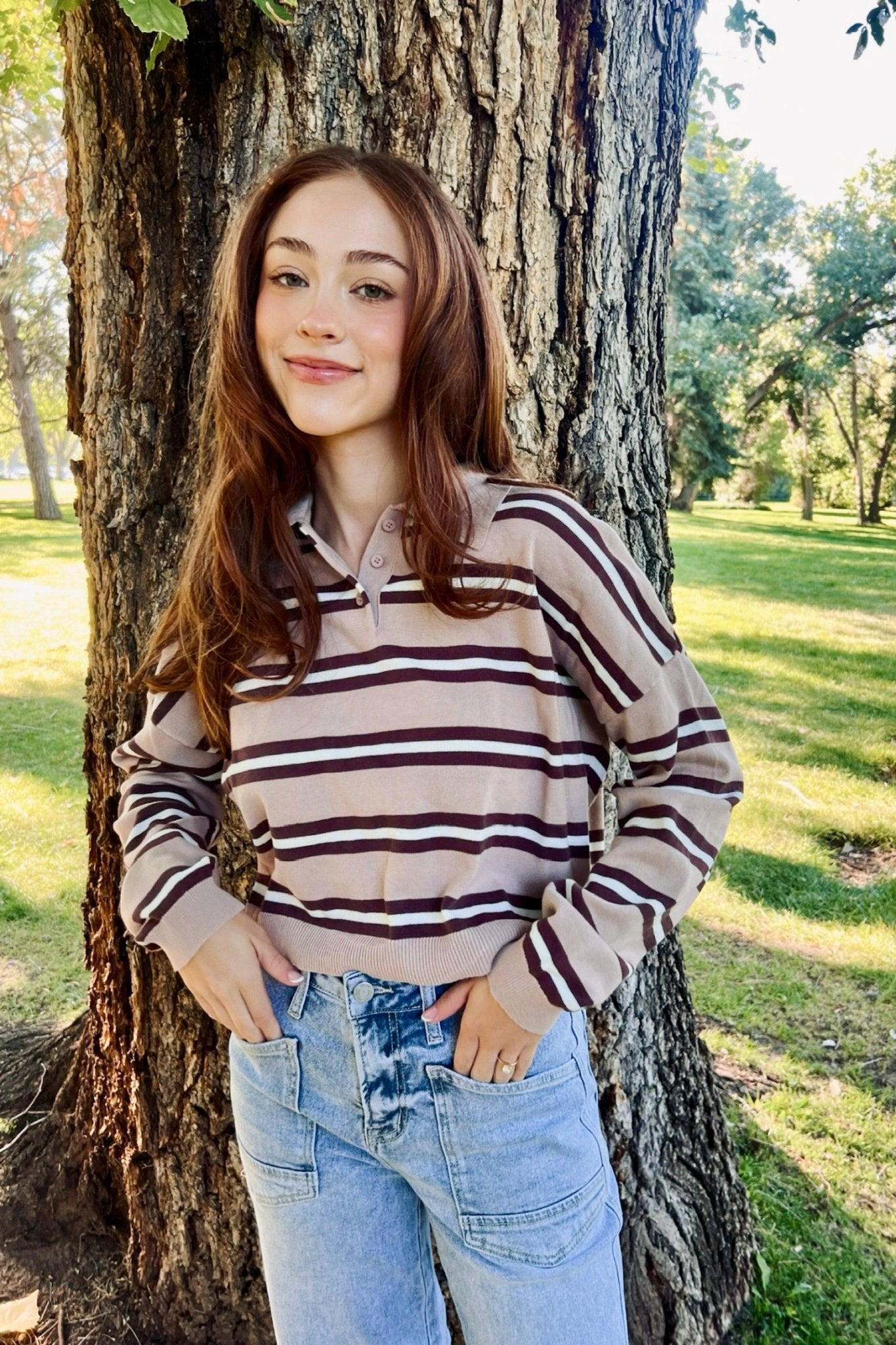 Book Club Striped Top - FINAL SALE