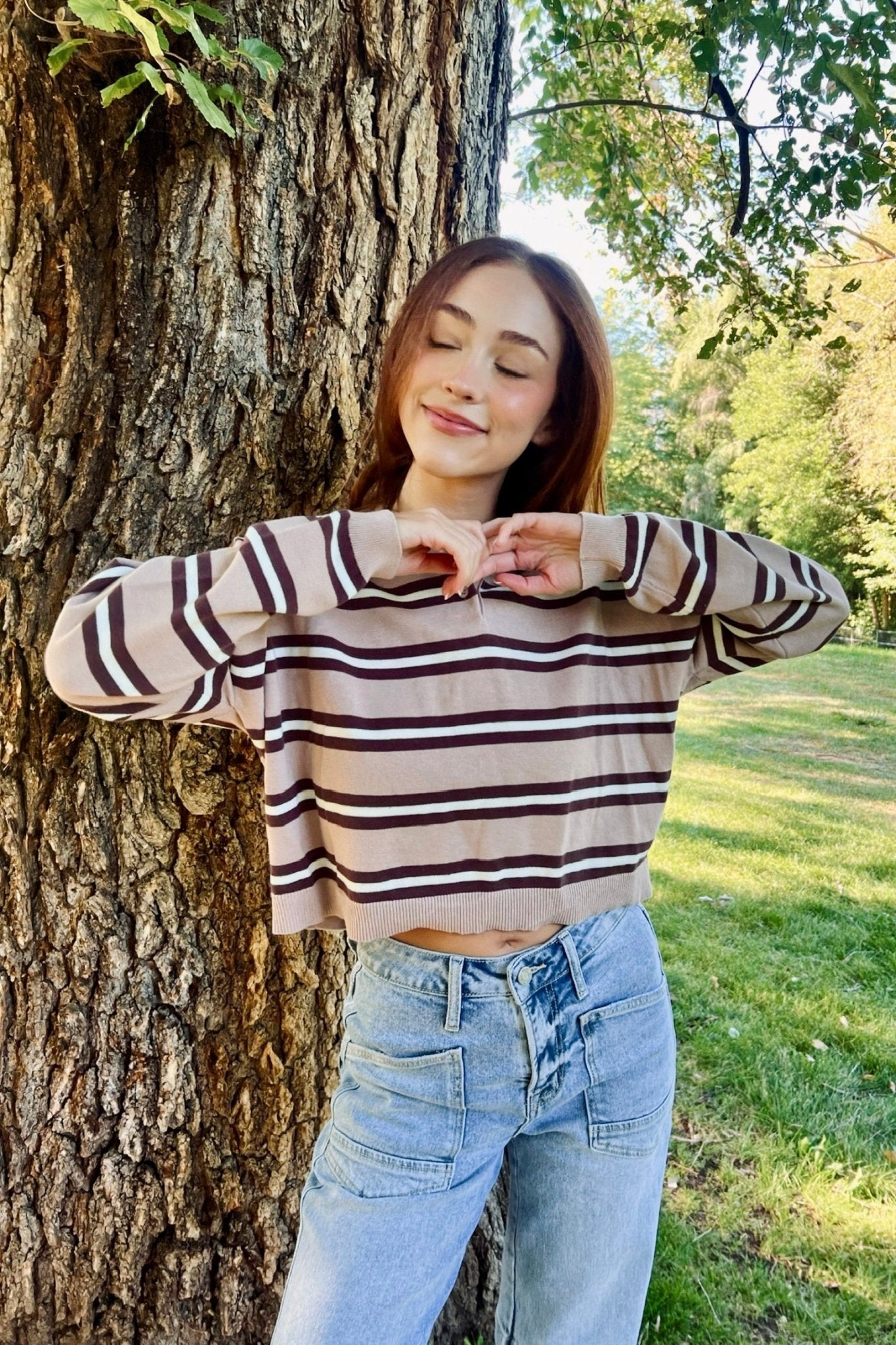 Book Club Striped Top - FINAL SALE