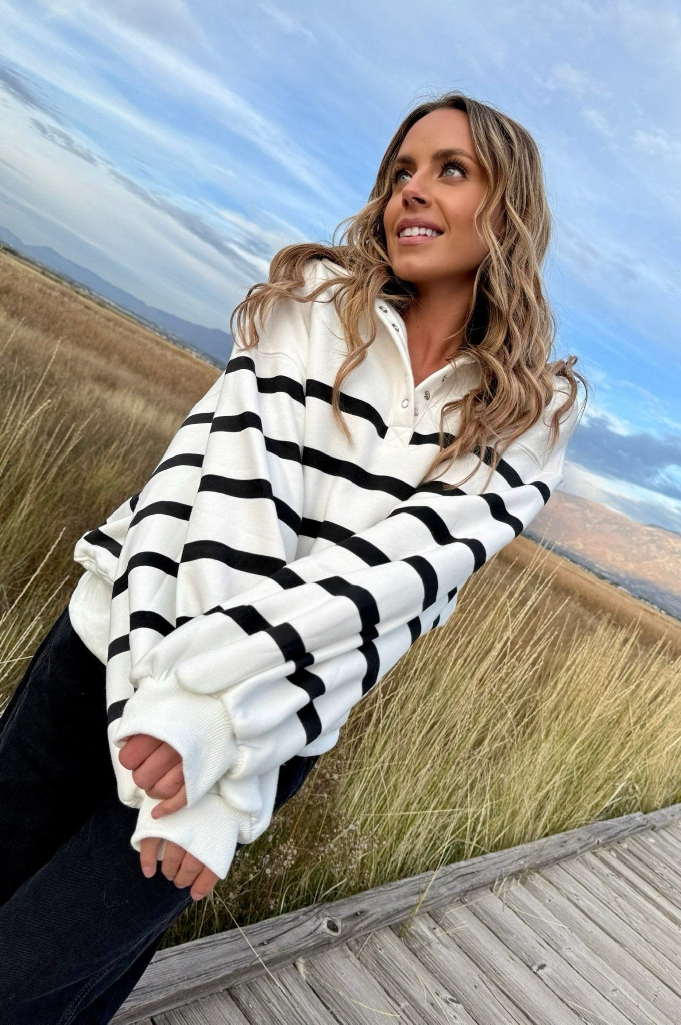 Brookside Striped Pullover
