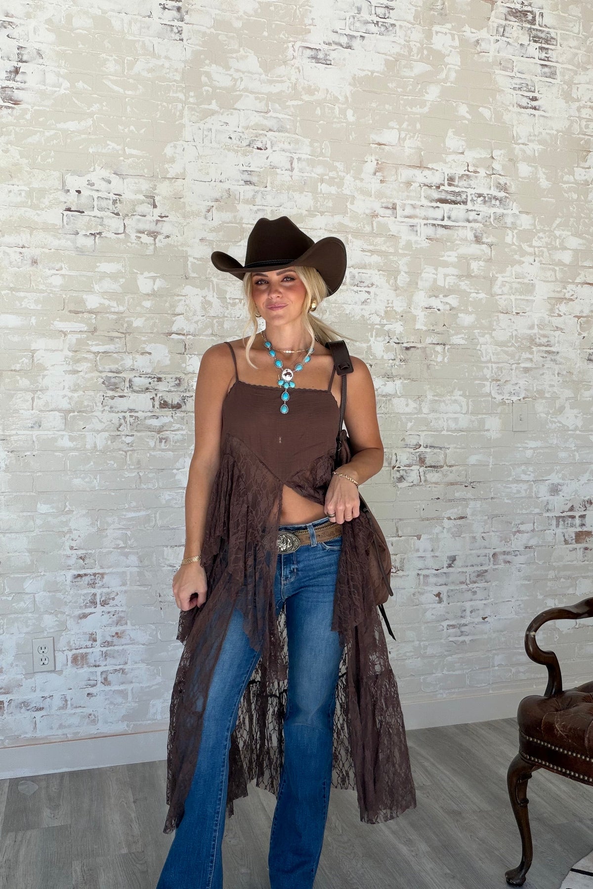 Trouble In Texas Lace Cami