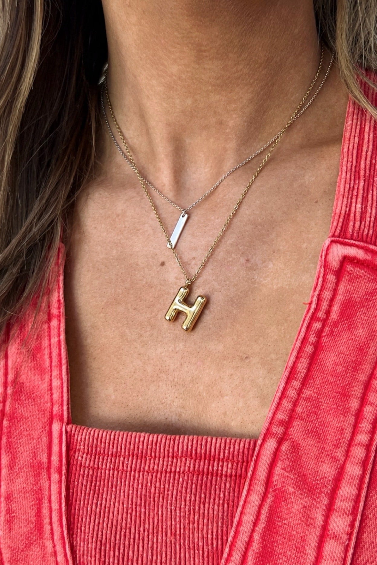 Bubbly Bliss Initial Necklace - FINAL SALE