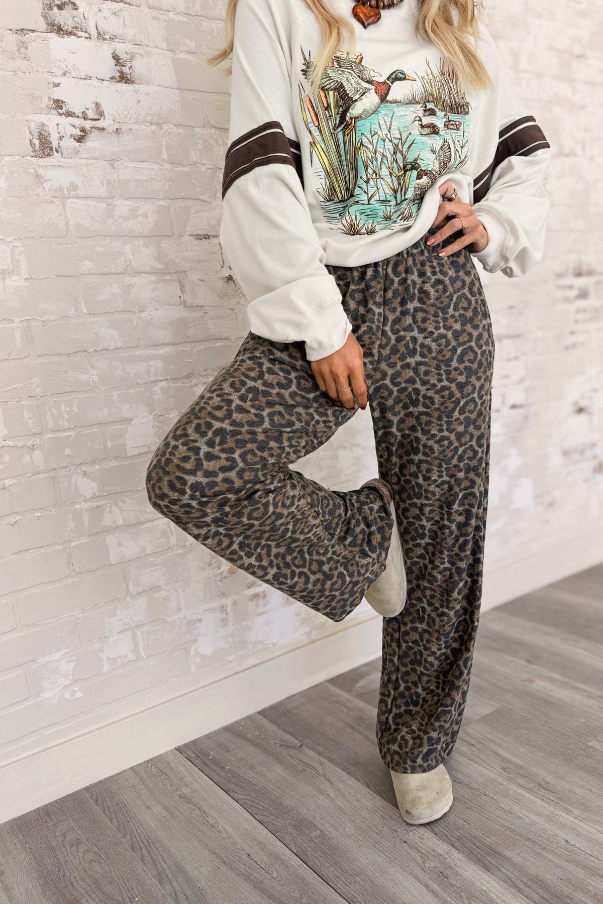 Cat Nap Wide Leg Pants