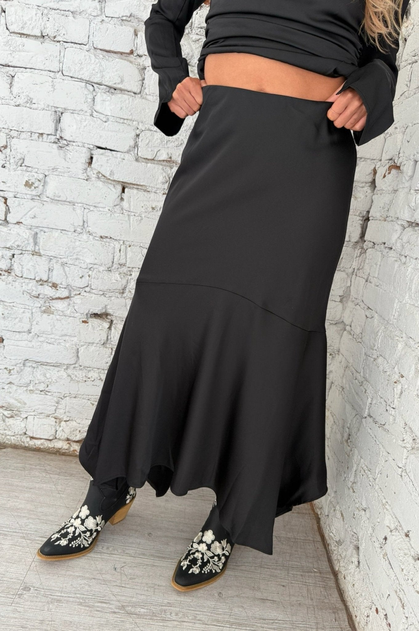 Dark Romance Midi Skirt