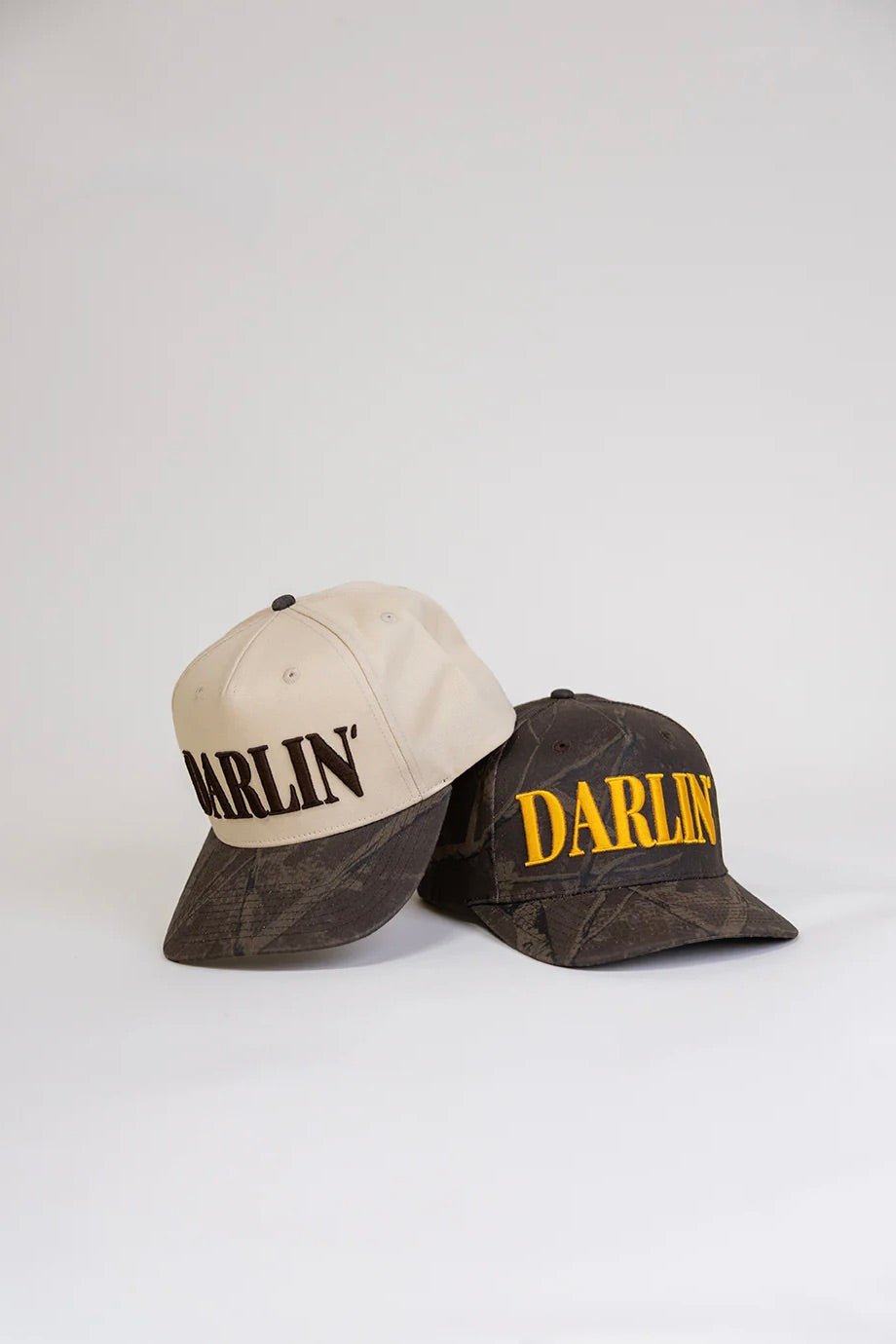 DARLIN' Snapback Backwood Camo Hat