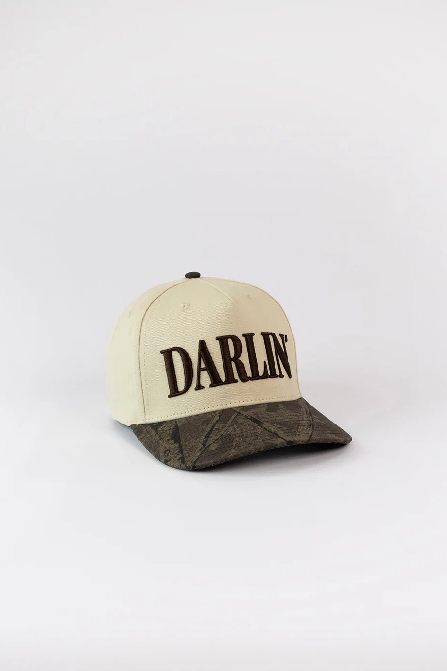 DARLIN' Snapback Cream/Backwood Camo Hat