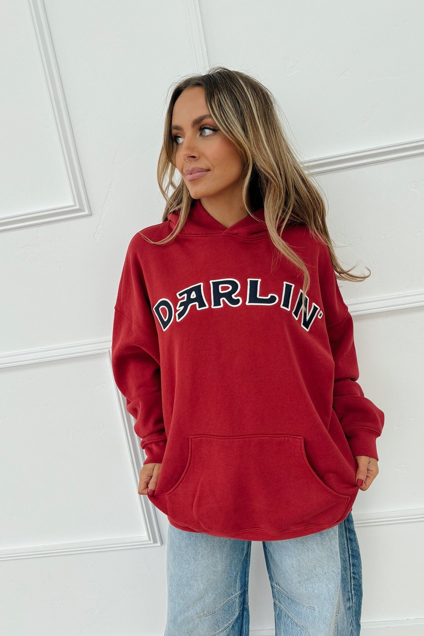Darlin' Varsity Oversized Hoodie