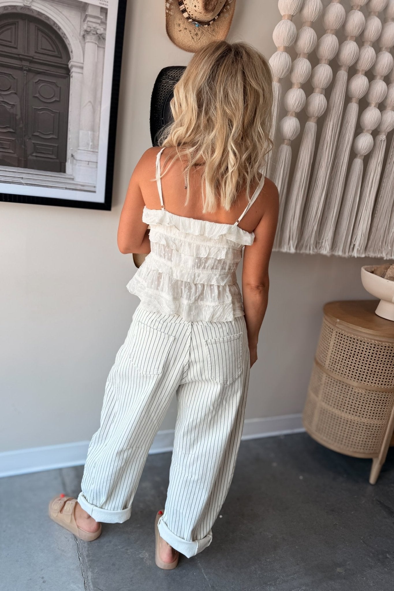 Day Dreamer Front Tie Cami Top