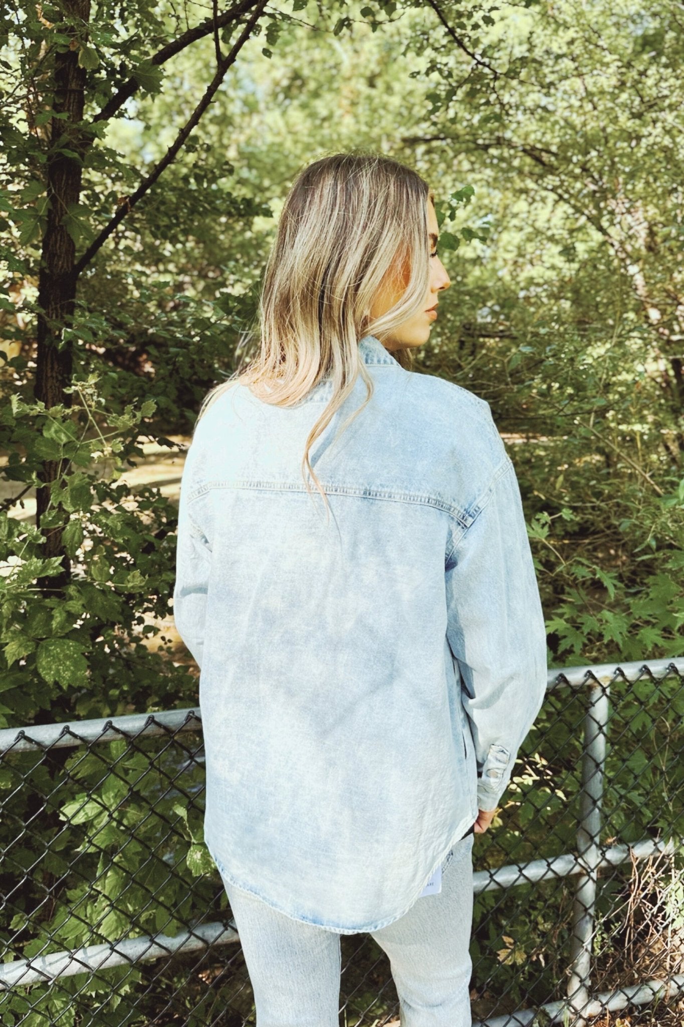 Dopamine Denim Shacket - FINAL SALE