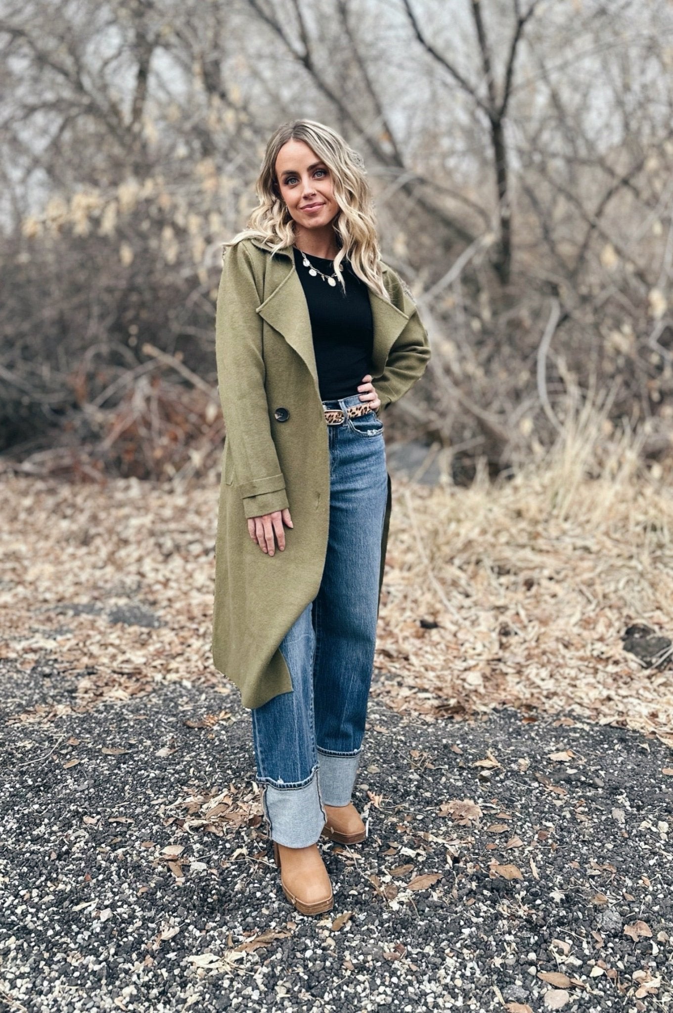 Emberwood Sweater Trench Coat - FINAL SALE