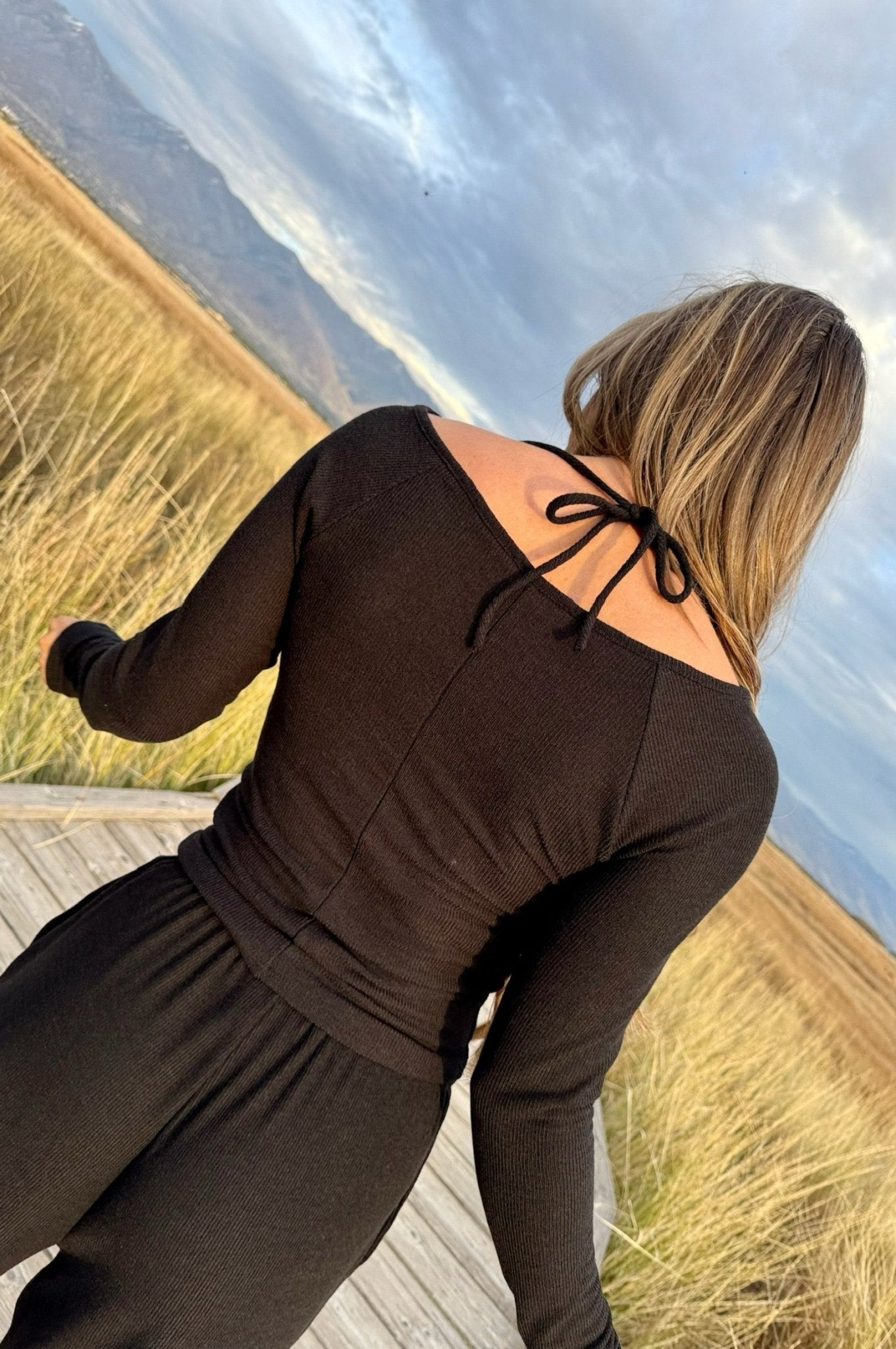 Falling Softly Cowl Top