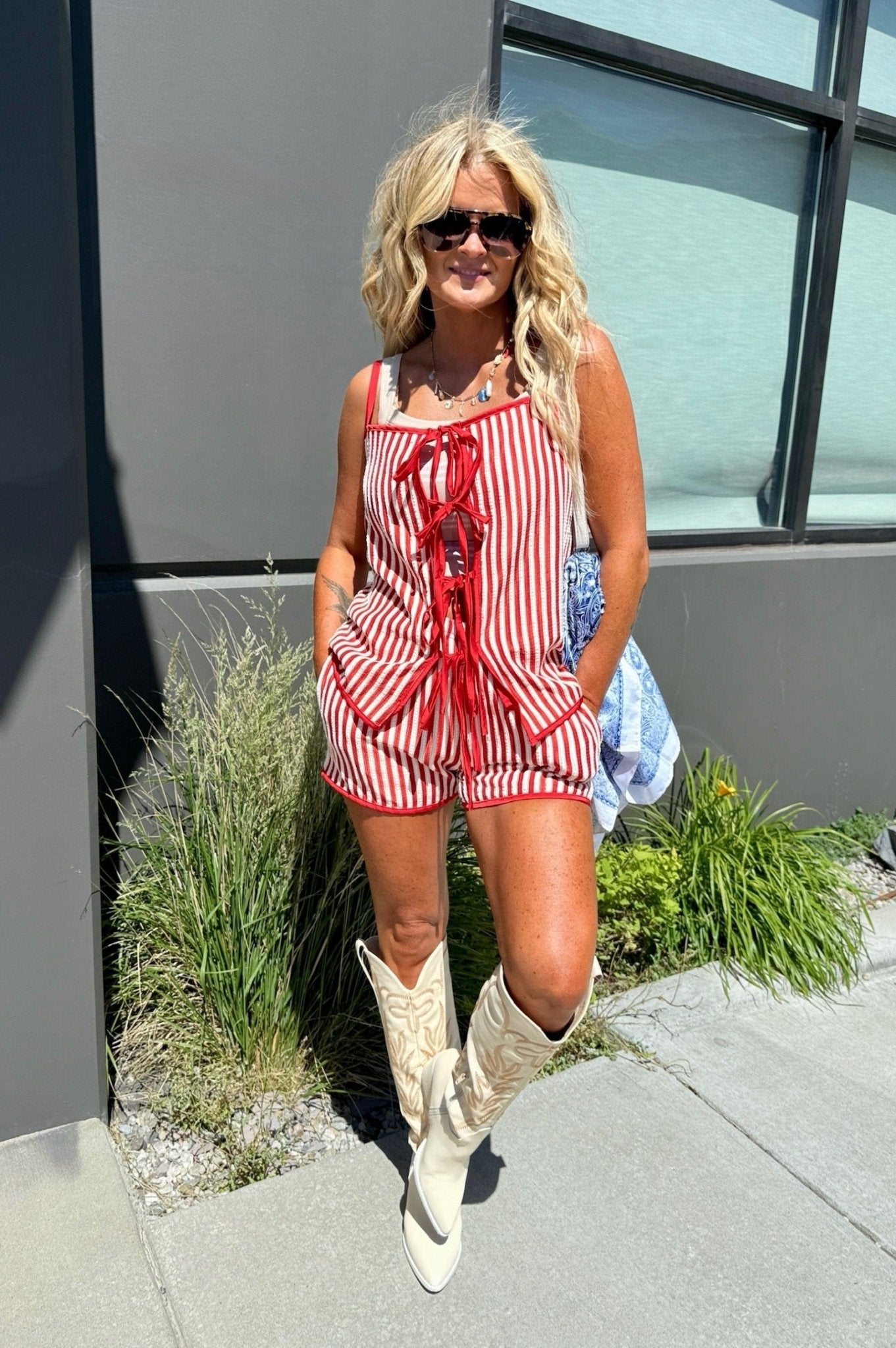 Fireworks & Flirtation Stripe Top