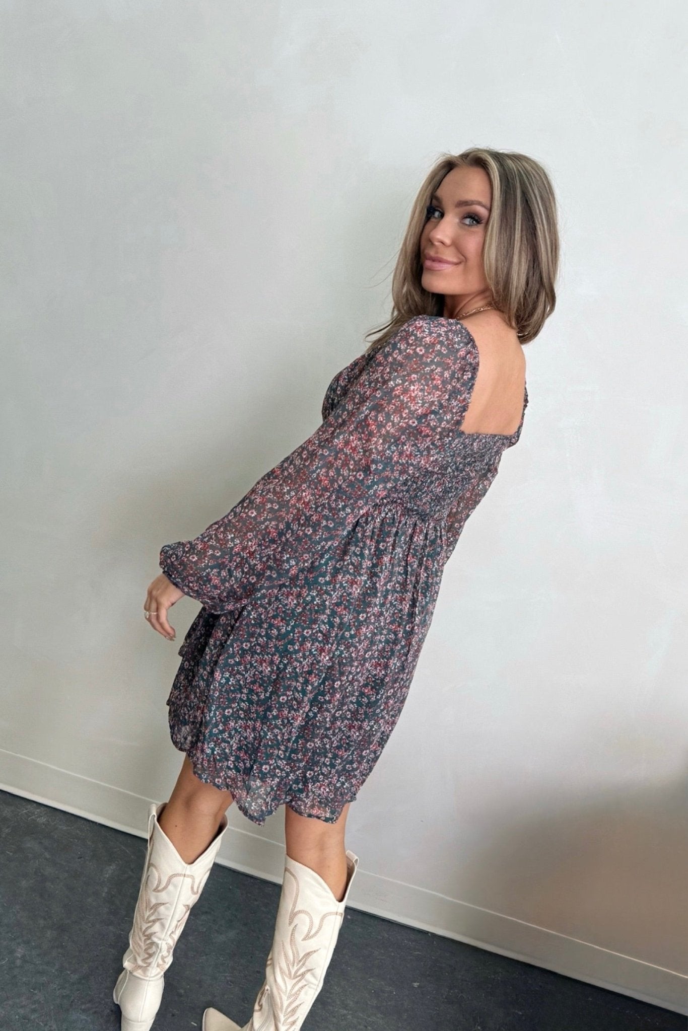 First Light Floral Dress