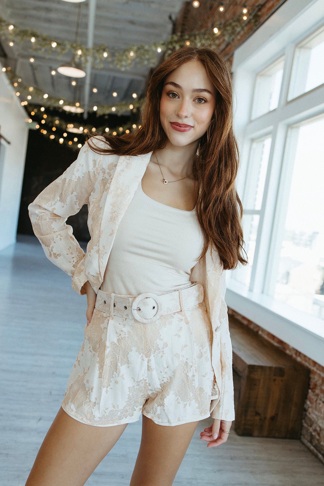 Frosted Floral Shorts - FINAL SALE