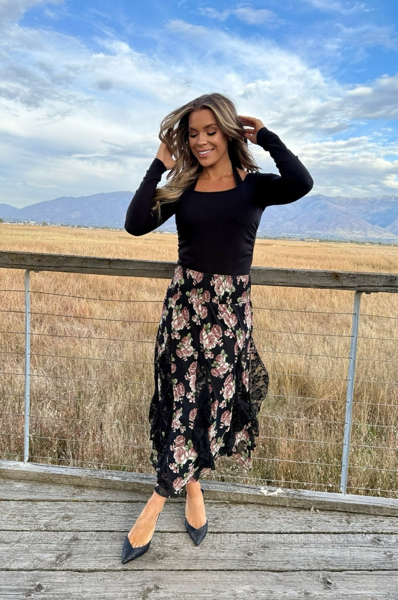 Garden Muse Maxi Skirt