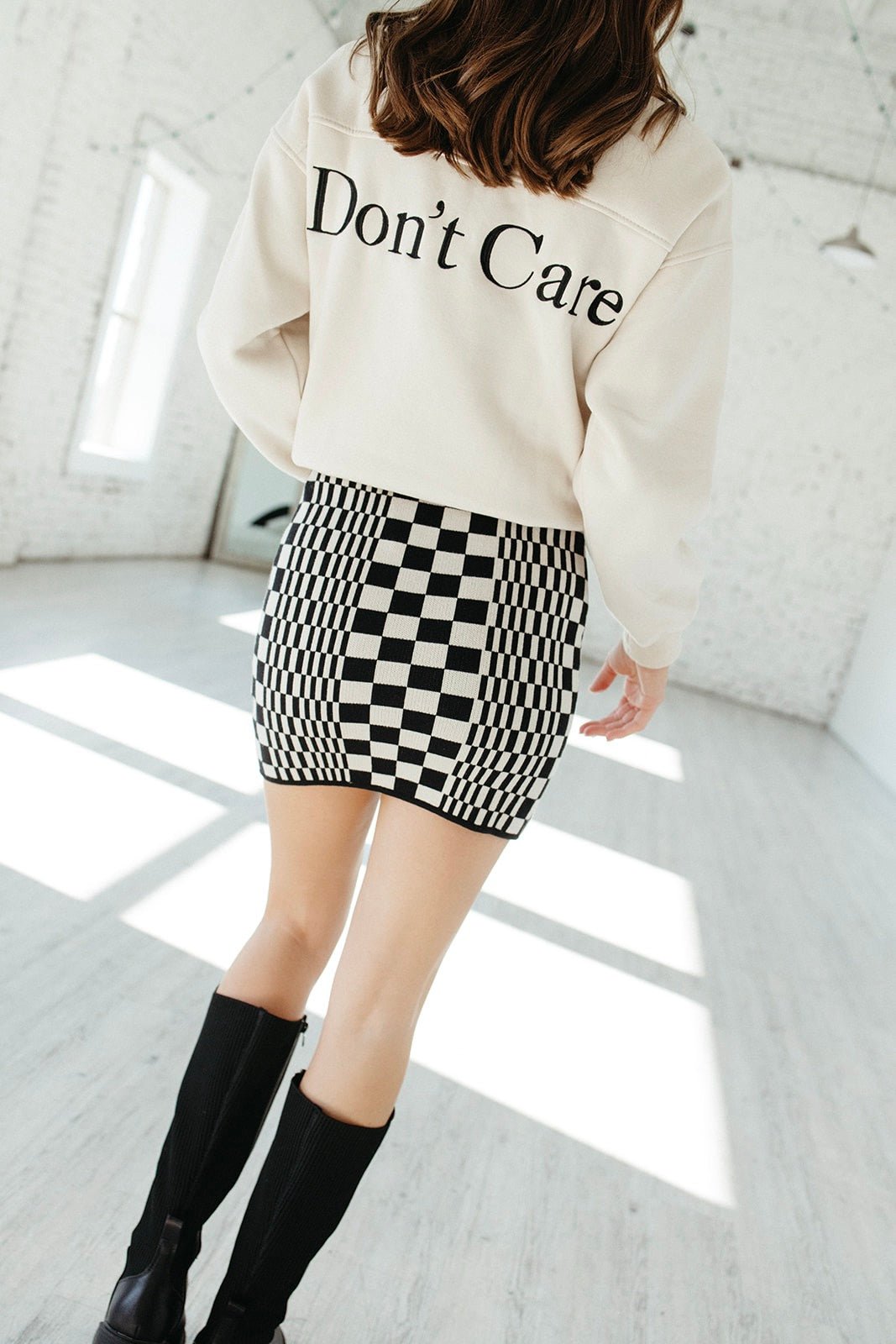 Gridlock Mini Skirt - FINAL SALE