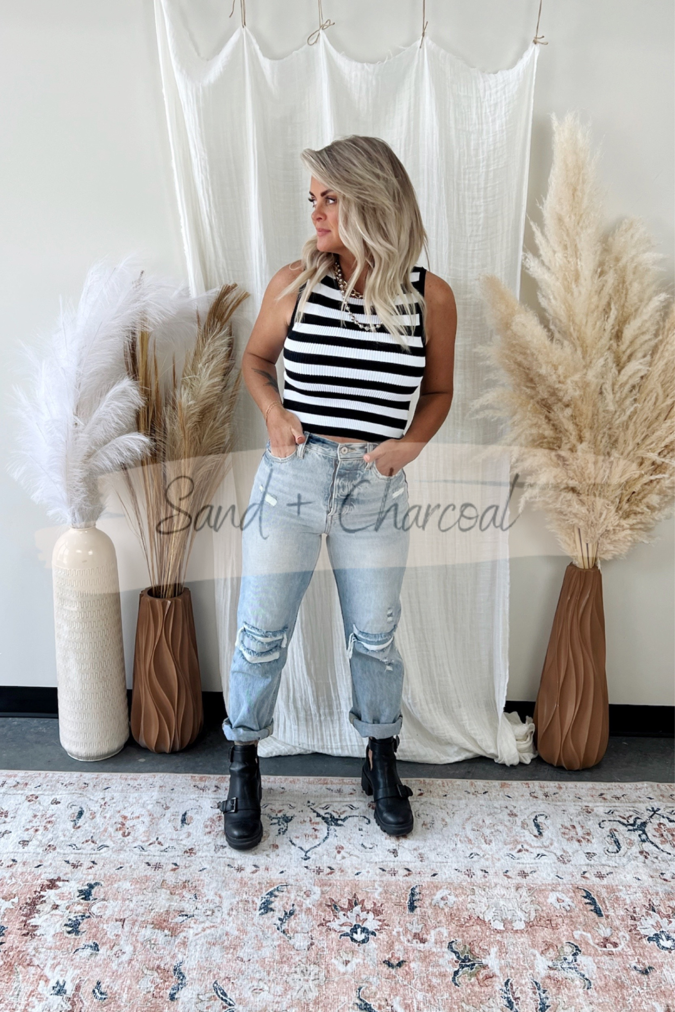 Winona Striped Tank - FINAL SALE