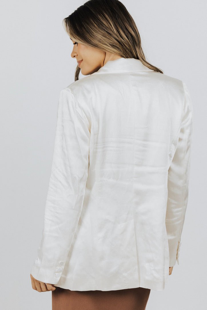 Jennifer Satin Blazer - FINAL SALE