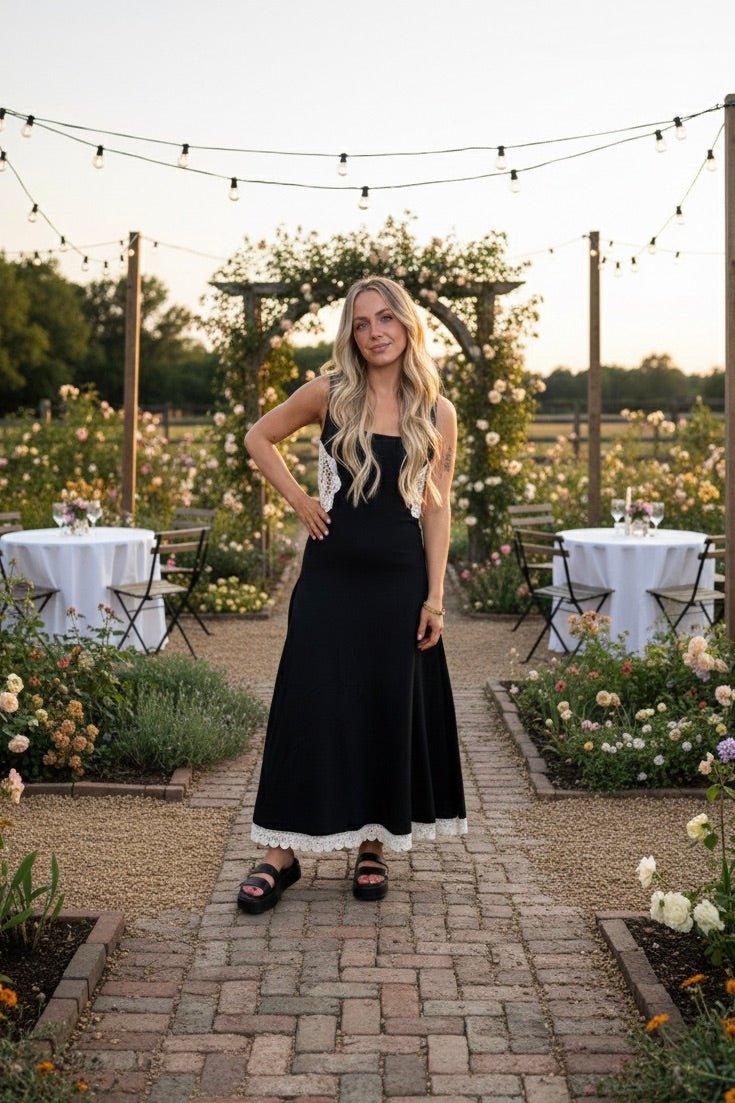 Lace & Shadow Dress