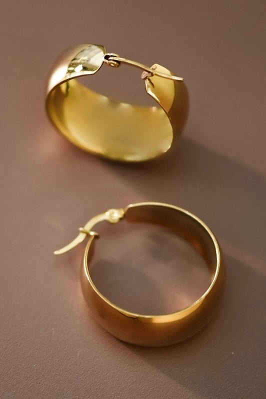 Liquid Gold Hoops